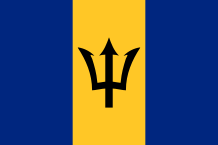 218px Flag of Barbados.svg